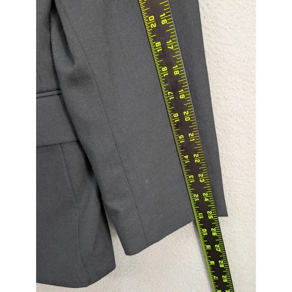 Pronto Uomo Blazer Jacket Mens 43R Black Wool Blend Two Button‎ Corpcore Formal